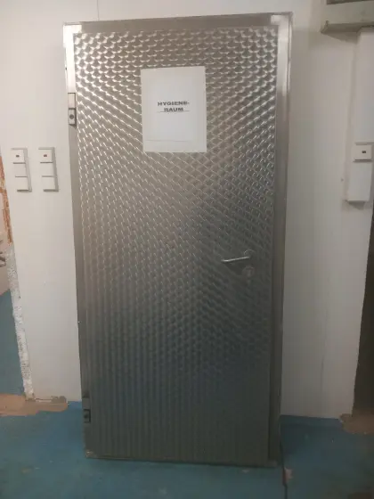 Betriebsraumtür Edelstahl