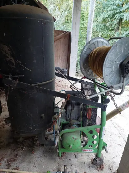 Dreipunktzapfwellenkompressor