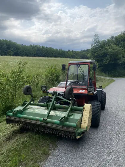 Biete Mulch- und Mäharbeiten