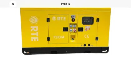 RTE Diesel-Notstromgenerator mit 75 kVA