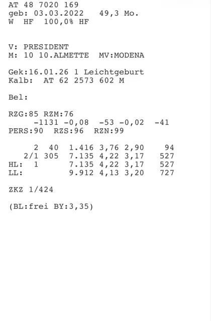 Verkaufe Kühe in Milch HF und FV