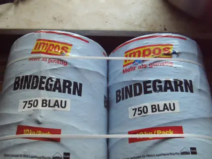 Bindegarn blau