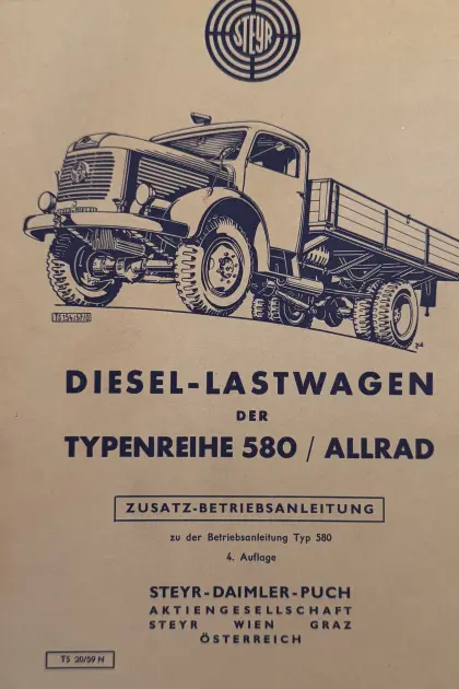 Zusatz Betriebsanleitung Typenreihe 580