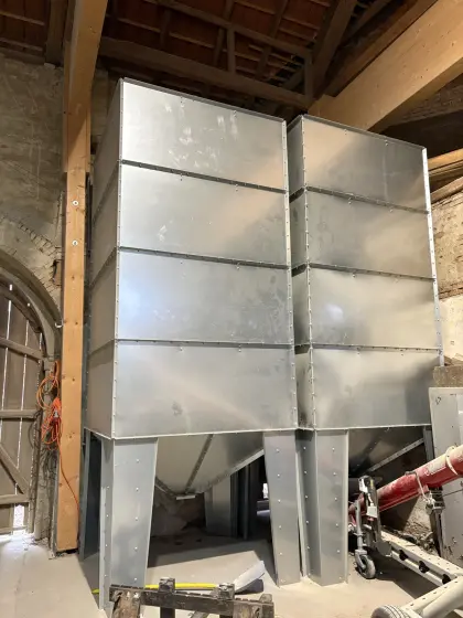 Getreide/Futtersilo verzinkt