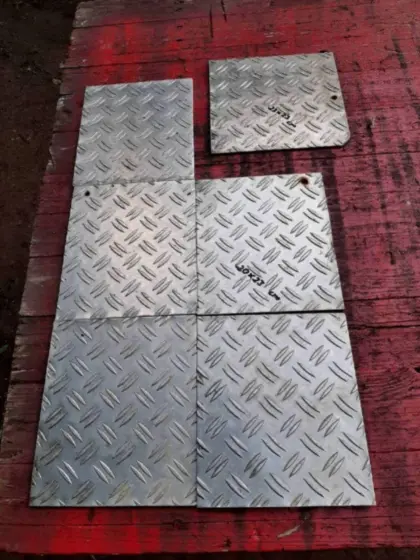 Alu Blechreste Tränenblech