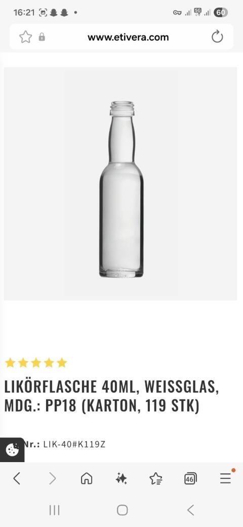Flaschen 40 ml