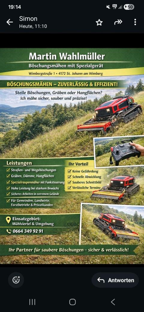 Spezial Mäharbeiten