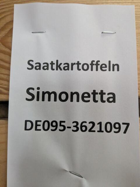 Saatkartoffeln Simonetta