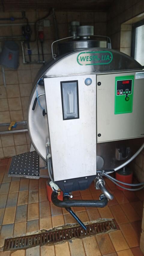 Milchtank 1.000 l mit Selbstreinigung und Wärmerückgewinnung