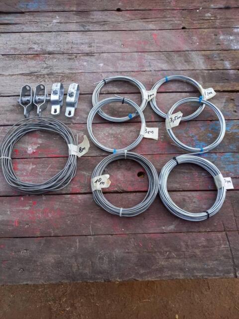 3 mm Spanndraht und 4 Spanner