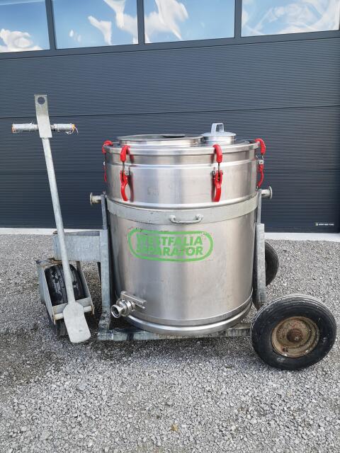 Milchtank 300 l inkl. Transportwagen