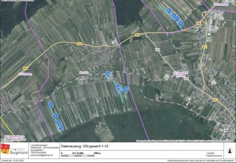 Verkauf: Mehrere landw. Flächen in KG 32011 Jois