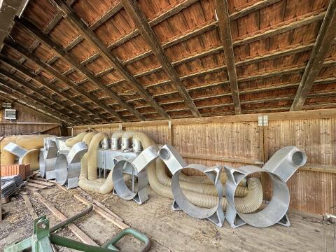 Rundballen Heubelüftung Rosenberg