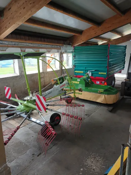 Frontmähwerk (Krone) & Einfachschwader (Claas) Easy Cut 32P