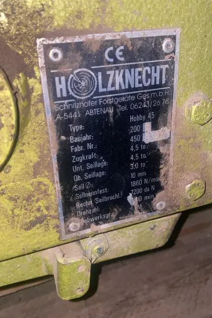 Seilwinde Holzknecht