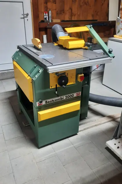 Kreissäge-Kombimaschine inkl. Absaugung Bestcombi 2000