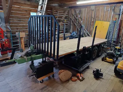 Rückewagen, Forstanhänger