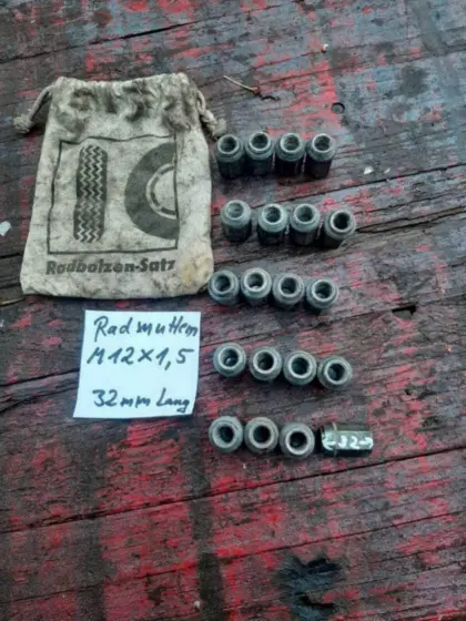 Lange Radmuttern M 12 x 1,5