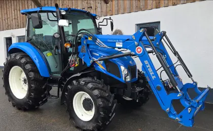 New Holland T4.75 Powerstar inkl. Stoll Frontlader, Traktor