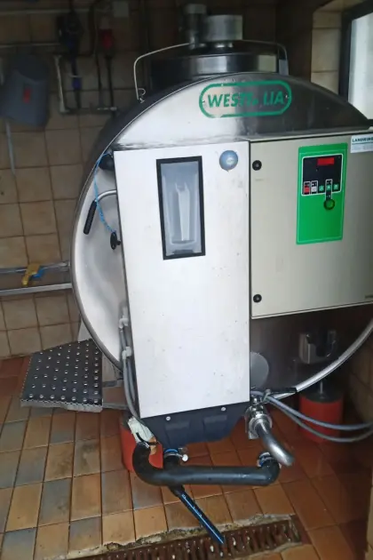 Milchtank 1.000 l mit Selbstreinigung und Wärmerückgewinnung