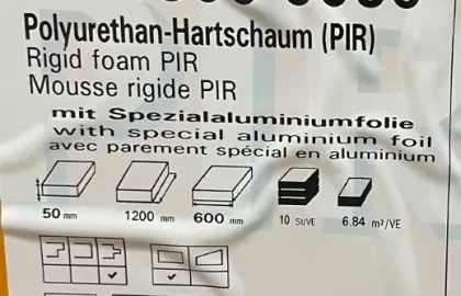 PIR Systemdämmplatten