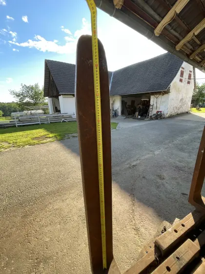 Drehgerät mit Zinkenverstellung