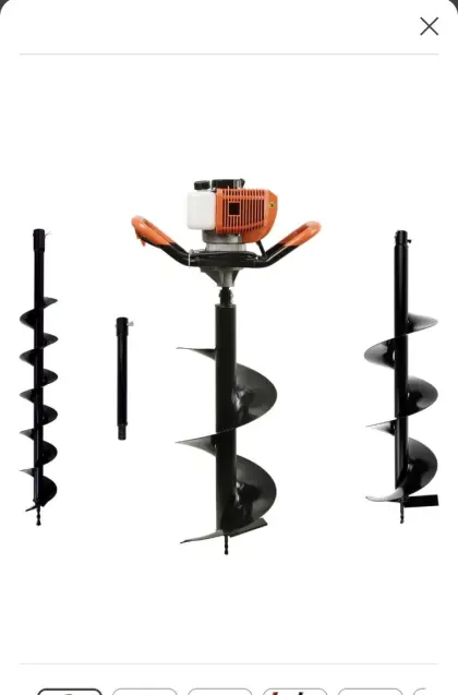 GEKO Benzin Erdbohrer