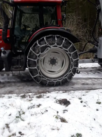 Verkaufe Schneeketten Valtra, Fendt, Steyr, John Deere