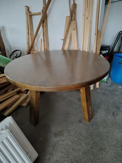 Esstisch rund vom Tischler