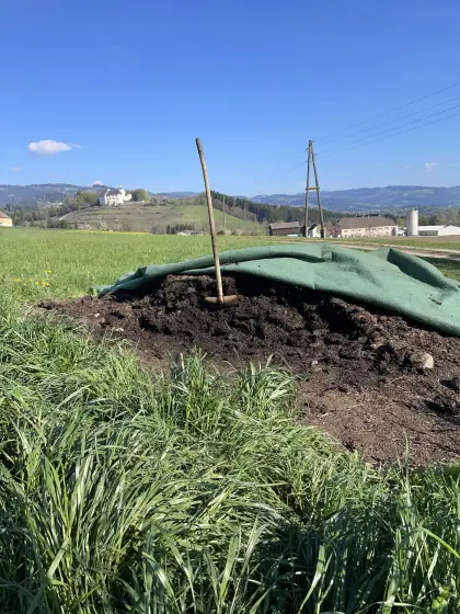 Suchen Mist aus biologischer Wirtschaft