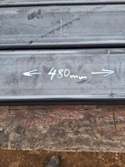 100x100x3,5 mm Vierkantrohr