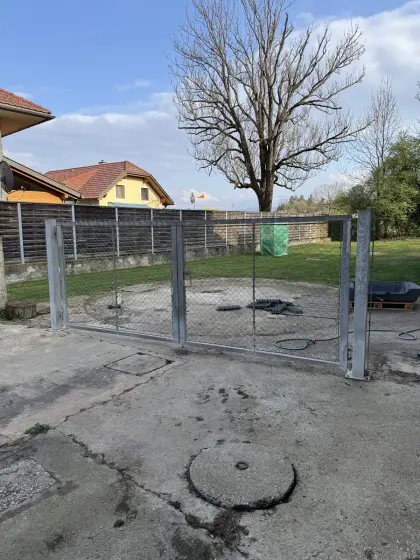 Doppeltor verzinkt 5x1,8