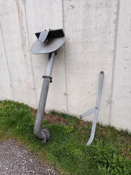 Prallkopf mit Gestänge