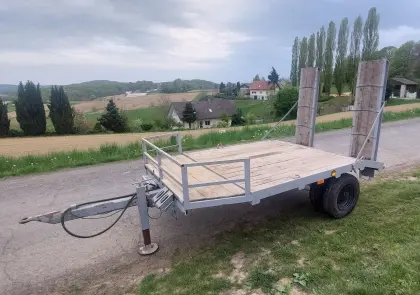 Tieflader Bagger Anhänger