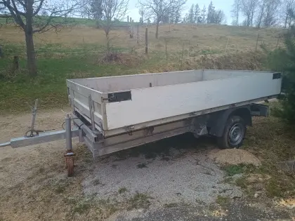 Einachsanhänger, nicht zum Verkehr zugelassen