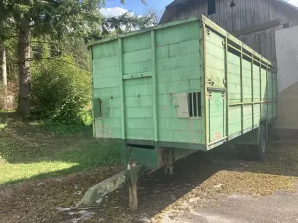 Alu Anhänger für Tiertransporte