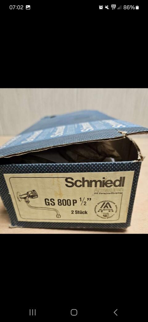 2 Stk. Schmiedl Spültischbatterie GS 800 P 1/2"