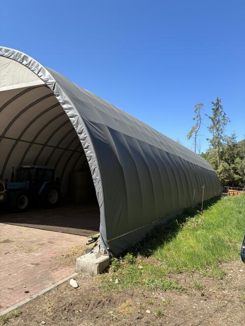 Zelthalle, Rundbogenhalle 25 x 10 x 5,4 m Shelterall