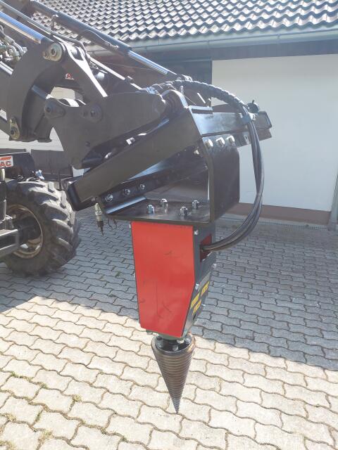 Frontladerholzspalter