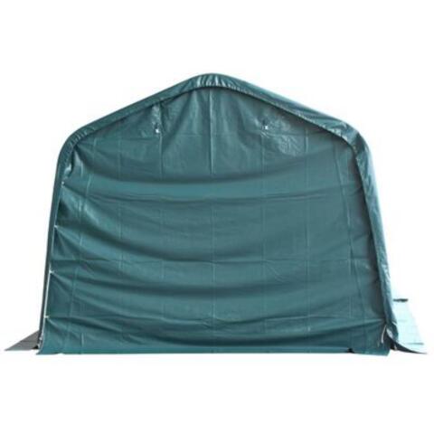 Weidezelt vidaXL Weidezelt PVC 550 g/m² 3,3x3,2 m Dunkelgrün