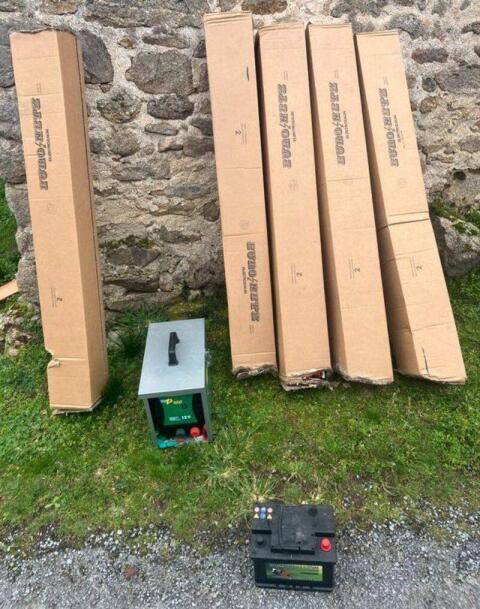 Patura Elektrozaun Set P1000 P100 Solar Akku Netze