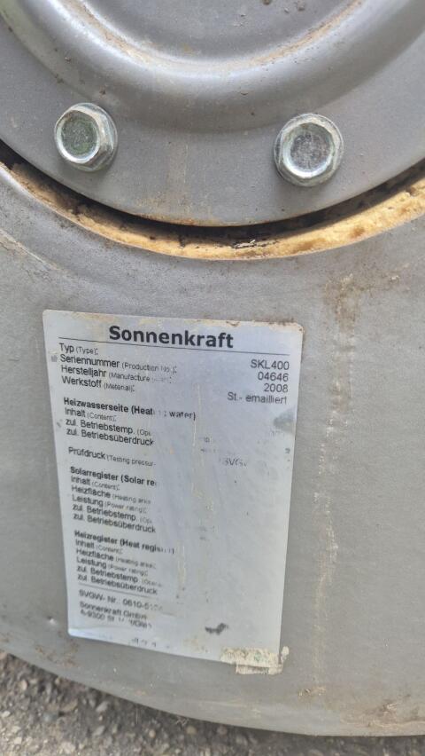 Boiler 400 l