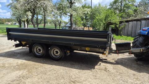 Tandemdreiseitenkipper, Tiefladerkipper, Tieflader, Dreiseitenk Humbaur HTK 115024