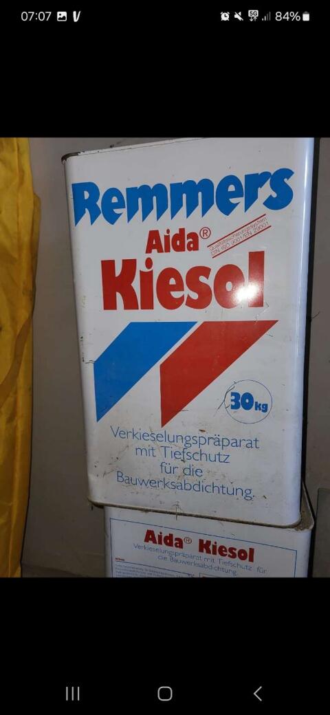 Kiesol Blechgebinde Bauwerksabdichtung