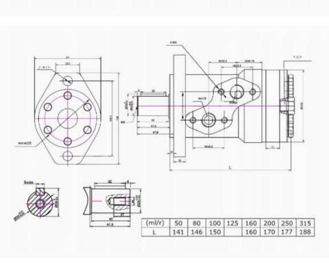 Hydraulikmotor Presko