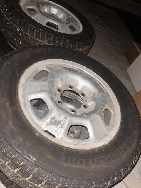 4 Stahlfelgen zu Toyota Landcruiser 225/65/17