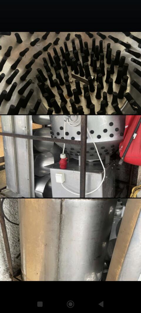 Rupfmaschine für Hühner und Puten