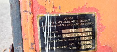 Gabelstapler Linde H15D