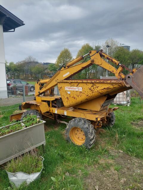 Temper mit Bagger und Planierschild