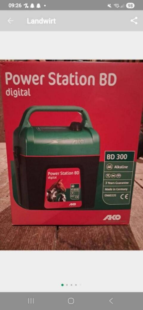 Weidezaungerät, 2 Batterien BD 300